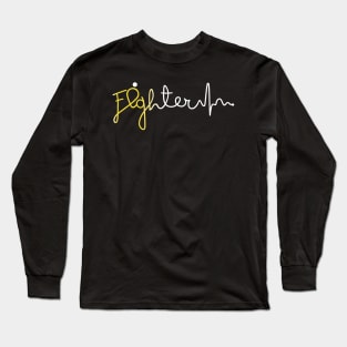 Fighter- Spina Bifida Gifts Spina Bifida Awareness Long Sleeve T-Shirt